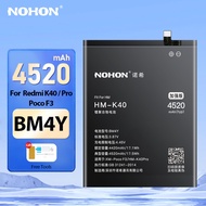 NOHON BM4Y Phone Battery for Xiaomi POCO F3 / Mi 11i 11XPro/ Redmi K40 / K40 Pro 4420mAh Bateri Repl