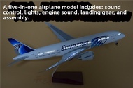Sound Control LED Lighting Boeing 787 Airliner Model Display
