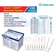 Terumo AGANI Disposable Needle 18G/ 20G/ 21G/ 22G/ 23G/ 24G/ 25G/ 26G/ 27G/ 30G /100pcs per box
