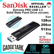 SanDisk 128GB I 256GB I 512GB I 1TB Extreme PRO USB 3.2 Solid State Flash Drive Thumb Drive - SDCZ880