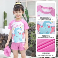 Official Website Speedo Children's Swimsuit Girls Summer Princess Split Baby Children Big Children Cute Girls Soaking Hot Springs