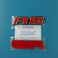 Selling Emblem Rs Logo Rs Honda Mobilio Rs Brio Rs Jazz Rs