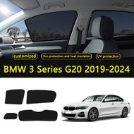 Car curtain sunshade For BMW 3 Series G20 2019-2024 Car Window SunShade Shield Front Windshield Rear