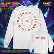 Partyprintstore Men's Long Sleeve T-Shirt Band 30 Thirty Seconds to Mars Lucksnake 7