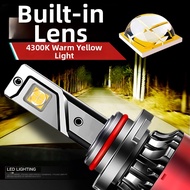 CHEJIAO | Ultra Bright Yellow LED Headlight h7 h1 H11 4300K