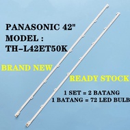 TH-L42ET50K PANASONIC 42 INCH LED TV BACKLIGHT ( LAMPU TV ) 42" PANASONIC LED BACKLIGHT THL42ET50K TH-L42ET50