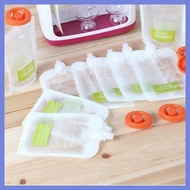 ✢ ◶ ◺ Children Puree Squeezer Household Fruit Juice Storage Bag Container