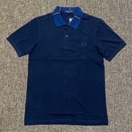 Fred Perry Blue Graphic Collar Original NavyPOLO Authentic Fred Perry T-Shirt/