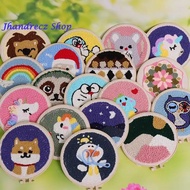 FRIENDLY STYLE EMBROIDERY, EMBROIDERY KITS, HOME DECOR Embroidery Kit Set Beginner Embroidery Hoop