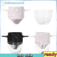 Reusable Coffee Filter Portable Coffee Travel Cup Set Stainless Steel Hand Brew Coffee Dripper Foldable Stand Coffee