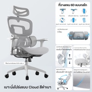 Kris เก้าอี้เพื่อสุขภาพ รุ่นปกป้องเอว E15 เก้าอี้ตามหลักสรีรศาสตร์ ไม่เมื่อยจากการนั่งนานๆ รับประกัน