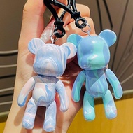 Children's Day Gift DIY Fluid Bearbrick Keychain Handmade DIY Color Bear Paint Parent-child Fluid Painting Children's Toys Gifts