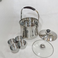 Lucu Europa Pot 7 Litter Panci Set Ajaib Magic Save Cooker Steel