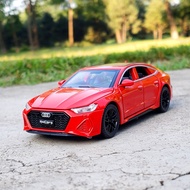 1.32 Audi RS7 Mô hình xe hợp kim mô phỏng có âm thanh và ánh sáng kéo lại đồ chơi cho bé trai mô hìn