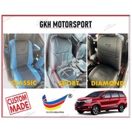 TOYOTA AVANZA 2015 2017 2019 PROMAX Semi Leather Car Seat Cover / Sarung Kusyen Kerusi Kereta Custom