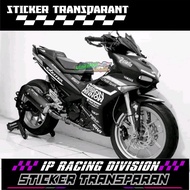 STRIPING STICKER JUPITER MX KING 150 Y15ZR TRANSPARAN MISSION WINNOW EDITION STRIPING TRANSPARANT BI
