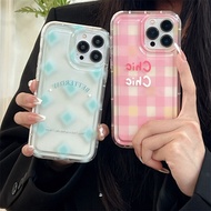 Transparent diamond and square ketupat element soft case Samsung A17 5G a15 a55 a35 a25 a14 a05s a04
