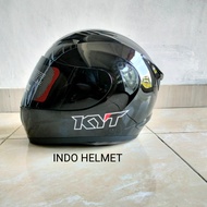KYT R10 SOLID BLACK METALLIC HELMET ORIGINAL KYT R10