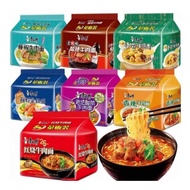 KANG SHI FU Instant Noodles Series (5 packets x 100g) Assorted Flavors - Soyed Beef/Braised Beef/Sea
