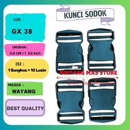 3.8cm Black Bag Buckle Lock