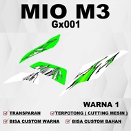 Mio M3 Sticker Mio M3 Striping/ Mio M3 GX 001 hologram Transparent Sticker Sticker/