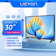 WEYON Smart TV 30 inch Android TV Full HD LED/LCD 30 inch TV Digital Android 11.0 Televisi