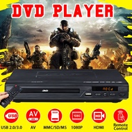 1080P Full HD DVD Player HDMI-compatible USB DVD Player for Multimedia Digital DVD TV Support HDMI-c