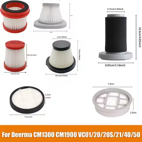 For Deerma CM1300 CM1900、VC01、VC20 VC20S VC21、VC40 VC50、DX115 DX115C、DX118C DX128C、DX700 DX700S HEPA