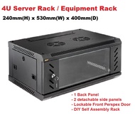 DIY 4U Wall Mount Network Cabinet - 4U Server Rack - 4U CCTV Rack - 4U CCTV Enclosures