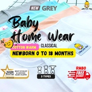 [Little Cute-Bee] Newborn Baby Clothing Set | Baju Baby Newborn Set (Shirt + Pants) | 0-18 Months