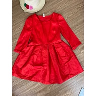 Christmas flare dress size M,L E74, N82, D79
