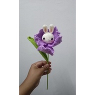 bunga tulip arnab dan arnab simple.. ( bunga kait )