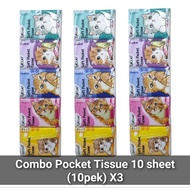 EXCUE ✅ Combo X3 Soft Pocket Tissue 10s x10pcs