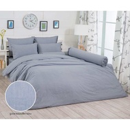 TOTOแท้ครบเซ็ต ผ้าปูที่นอน +ผ้านวมหนา ผืนใหญ่ 5 /6 ฟุต โตโต้ สีพื้น