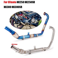 Motorcycle Full System Exhaust Escape Modify 51mm Muffler For CFmoto NK250SH NK250 NK250SR NK300 NK3