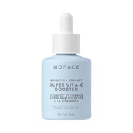 NuFACE Super Vita-C Booster - Vitamin C Face Serum + Brightening Niacinamide for Dark Spots & Even S