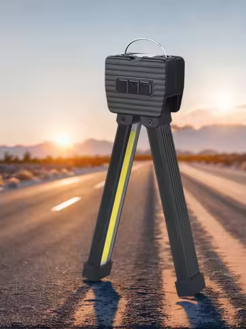 Gym Lamp for Posing Magnetic LED Flashlight USB Rechargeable Work Light Inspection Lamp with Hanging