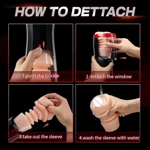 Automatic Rotating Telescopic Masturbation Cup Realistic Vaginal Anus Airplane Cup TEP Silicone Vagi