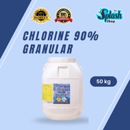 𝐒𝐏𝐋𝐀𝐒𝐇 - [𝐑𝐄𝐀𝐃𝐘 𝐒𝐓𝐎𝐂𝐊] CHLORINE 90% GRANULAR 50 KG