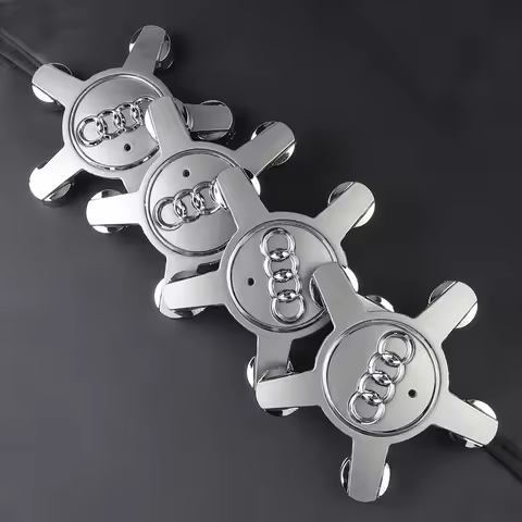 55/59mm Car Styling Car Wheel Center Hub Cap Cover Badge Center Cover For Audi A4 B8 A3 8P S C6 A5 Q
