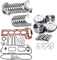 cycwer 4x Pistons Rings Φ84mm / CR 10:1+ N20B20 Cylinder Head Gasket Set+Con Rod & Crankshaft Main B