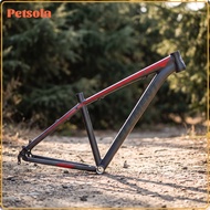 petsola Aluminum Alloy Hardtail Mountain Bike Frame Lightweight Mountain Bike Frame Rigid Low-Resist