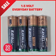 Rayall Plus Everyday Battery AA & AAA Size 1.5 Volt R6