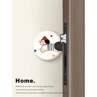 door stopper for main door door stopper Polo Dot Dog Door Resistance Anti-collision Sticker Door Cra