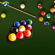 Perfeclan Black Plastic Pool Ball Rack Diamond Positioning Billiards Accessory 9 Ball Holder for Gam