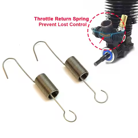 2PCS 1/8 Throttle Return Spring Fit for RC Car Model 21 To 30 Novarossi Max O.S.Engines 21 25 28 32 