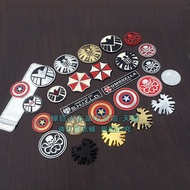 3d Three-Dimensional S.H.I.E.L.D.E.L.D. Car Logo Captain Car Sticker Protective Umbrella Logo Body S