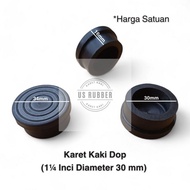 1 1 1/ 4 inch Striped Rubber Feet 30mm Diameter Round Iron Pipe Shelf Table and Chair Base/