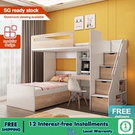 [SG Seller] Loft Modular Kids bunk Double decker bed for kids | Trendy Space