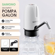 SAMONO Pompa Galon Elektrik Portable Automatic Water Pump Rechargeable USB 1200mAh Baterai Tahan Lam